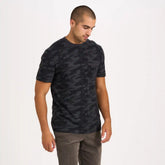 The Rise Tee | Black Camo