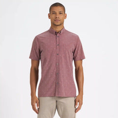 Short-Sleeve Bridge Button Down | Terracotta Bird