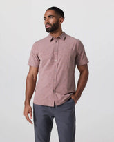 Short Sleeve Bridge Button Down | Zion Rose Water Lily