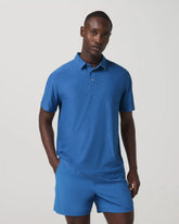 Strato Tech Polo | Court Blue Heather
