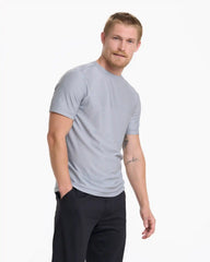 Grandview Tech Tee | Light Heather Grey