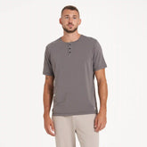 Short-Sleeve Tuvalu Henley | Smoke
