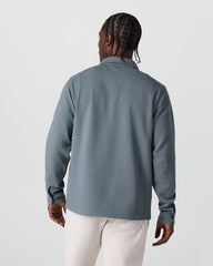 Waffle Shirt Jacket | Dusty Blue