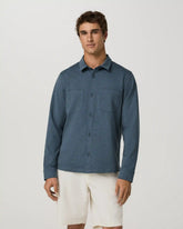 Coronado Shirt Jacket | Bay Blue Heather