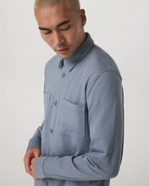 Coronado Shirt Jacket | Slate Blue Heather