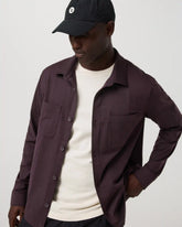 Coronado Shirt Jacket | Raisin Heather