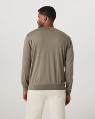 Merino Fine Gauge Wool Sweater | Taupe
