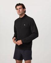 Clearview Seamless Quarter Zip | Black