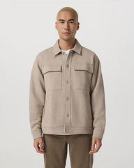 Seaside Shirt Jacket | Acorn Heather