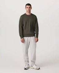 Jeffreys Crew 2.0 | Olive Heather