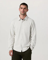 Long Sleeve Jeffreys Button Down Overshirt | Winter Grey Heather