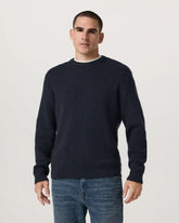 Denver Waffle Crew Sweater | Navy