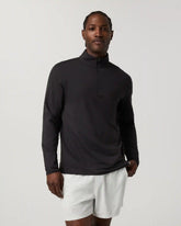 Ponto Half Zip Mock Neck | Black