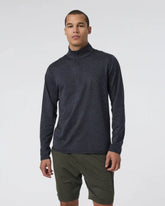 Ponto Half Zip Mock Neck | Charcoal Heather