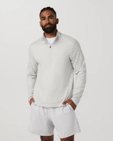 Ponto Half Zip Mock Neck | Salt Heather