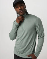 Ponto Half Zip Mock Neck | Thyme Heather