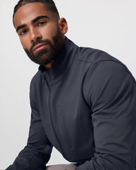 Vuori Meta™ Twill Full Zip | Navy