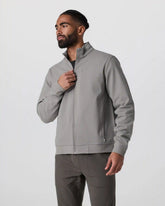 Vuori Meta™ Twill Full Zip | Shiitake