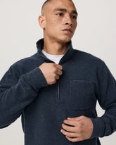 Beach Fleece Half Zip | Ink Heather