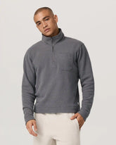 Beach Fleece Half Zip | Pinecone Heather