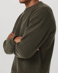 Beach Fleece Crew | Dark Oregano Heather