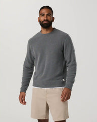 Beach Fleece Crew | Dark Pewter Heather
