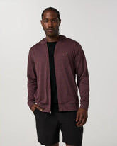 Ponto Full Zip Hoodie | Boysenberry Heather