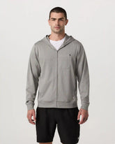 Ponto Full Zip Hoodie | Driftwood Heather