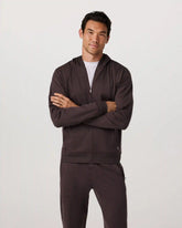 Ponto Full Zip Hoodie | Sangria Heather