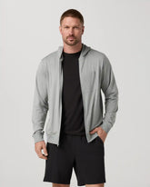 Ponto Full Zip Hoodie | Slate Rock Heather