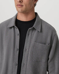 Beach Fleece Shirt Jacket | Pinecone Heather