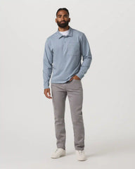 Long Sleeve Coronado Rugby | Blue Dusk Heather
