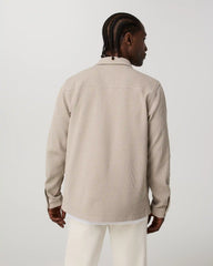 Tech Waffle Shirt Jacket | Dark Salt
