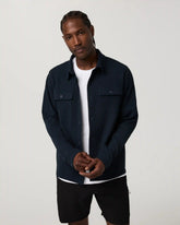 Tech Waffle Shirt Jacket | Ink