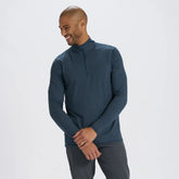Ease Performance Half Zip | Indigo Heather