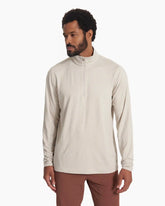 Ease Performance Half Zip | Suede Heather