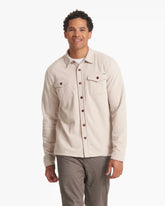 Aspen Shirt Jacket | Oyster Heather