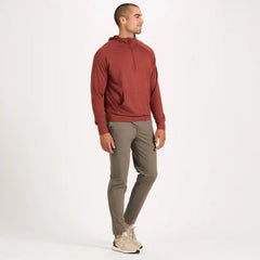 Ponto Performance Half Zip Hoodie | Red Clay Heather