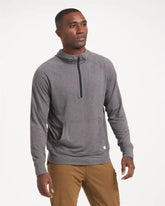 Ponto Performance Half Zip Hoodie | Smoke Heather