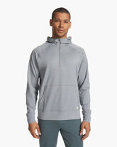 Ponto Performance Half Zip Hoodie | Steel Heather