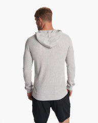 Waffle Hoodie | Light Heather Grey