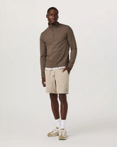 Coronado Half Zip | Espresso Heather