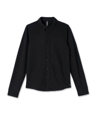Long Sleeve Solana Button Down | Black