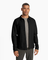 Long Sleeve Solana Button Down | Black