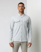 Boulevard Shirt Jacket | Sky Grey