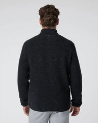 Plymouth Wool Pullover | Dark Black Heather