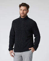 Plymouth Wool Pullover | Dark Black Heather