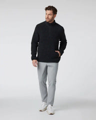 Plymouth Wool Pullover | Dark Black Heather