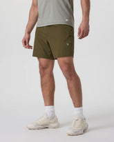 Qualify Run Short Lined 6" | Moss Green