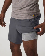 Kore Short Lined 7" | Charcoal
